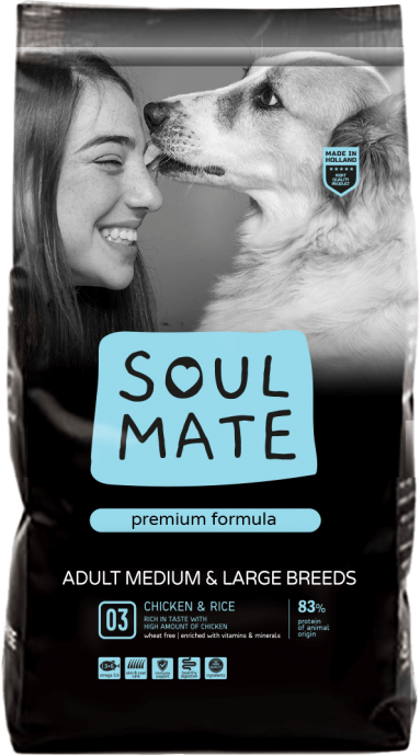 מזון יבש לכלבים– עשיר בעוף%