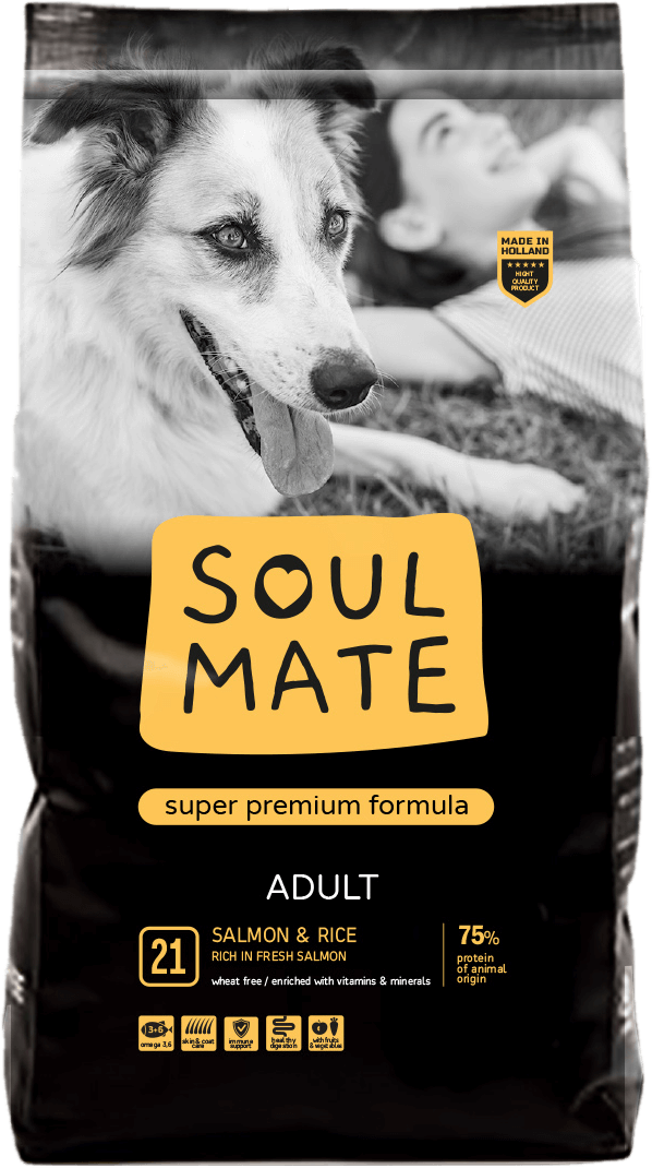 אוכל לכלבים סלמון - סולמייט