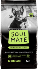 מזון יבש לגורים – עשיר בסלמון טרי ללא דגנים