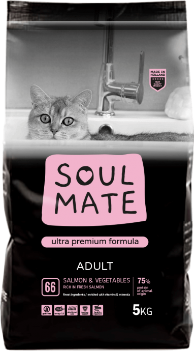 מזון יבש לחתולים – עשיר בסלמון טרי ללא דגנים