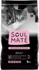 מזון לחתולים בוגרים – עשיר בעוף טרי ללא דגנים