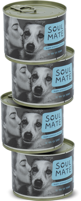 פחית מזון רטוב לכלבים – בקר וברווז