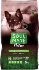 מזון על יבש לכלבים בגודל זעיר וקטן- ללא דגנים עשיר בחלבון חרקים