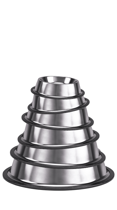 קערה בגדלים שונים