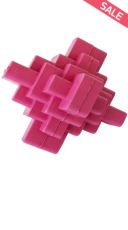 צעצוע גאומטרי מגומי טבעי